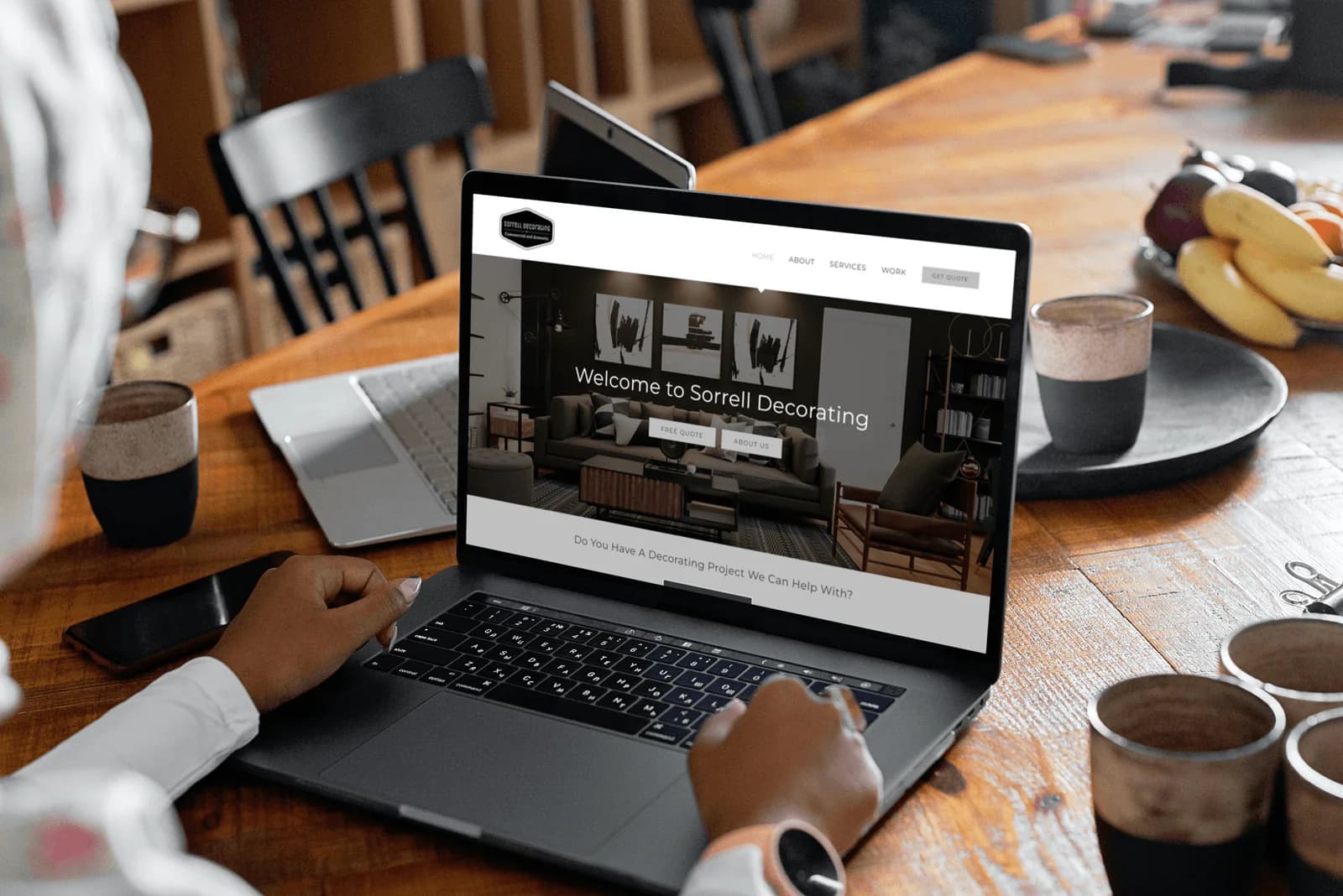 Sorrell Decorating case study showing results from Local SEO